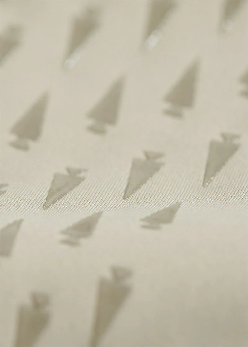 Close-up view of the fabric on the tan Kerrits Kids Coolcore Full Seat Tech Tights