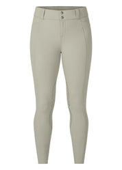 Front view of the tan Kerrits Affinity Pro Knee Patch Breech on a white background
