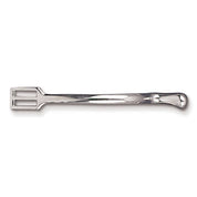 Side view of the 1" Toklat Square Eyelet Humane Spur on a white background