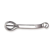 Side view of the 1/2" Toklat Rounded Eyelet Humane Spur on a white background