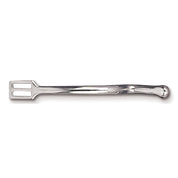 Side view of the 1 1/2" Toklat Square Eyelet Humane Spur on a white background