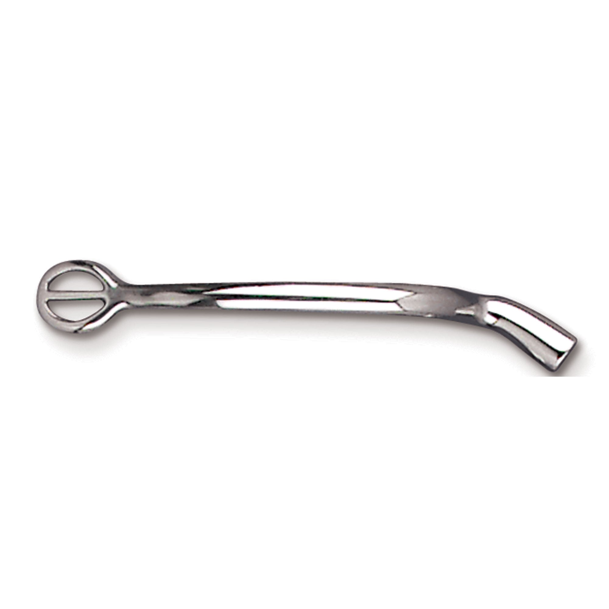 Side view of the Toklat Prince of Wales Canted Spur on a white background