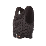 Angled front view of the Evoke Hex6 Body Protector on a white background