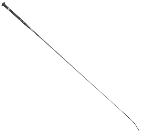 Full view of the black Fleck Carbon Ultralight Whip on a white background
