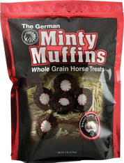 Front view of the 6 lb bag of Equus Magnificus The German Minty Muffins on a white background