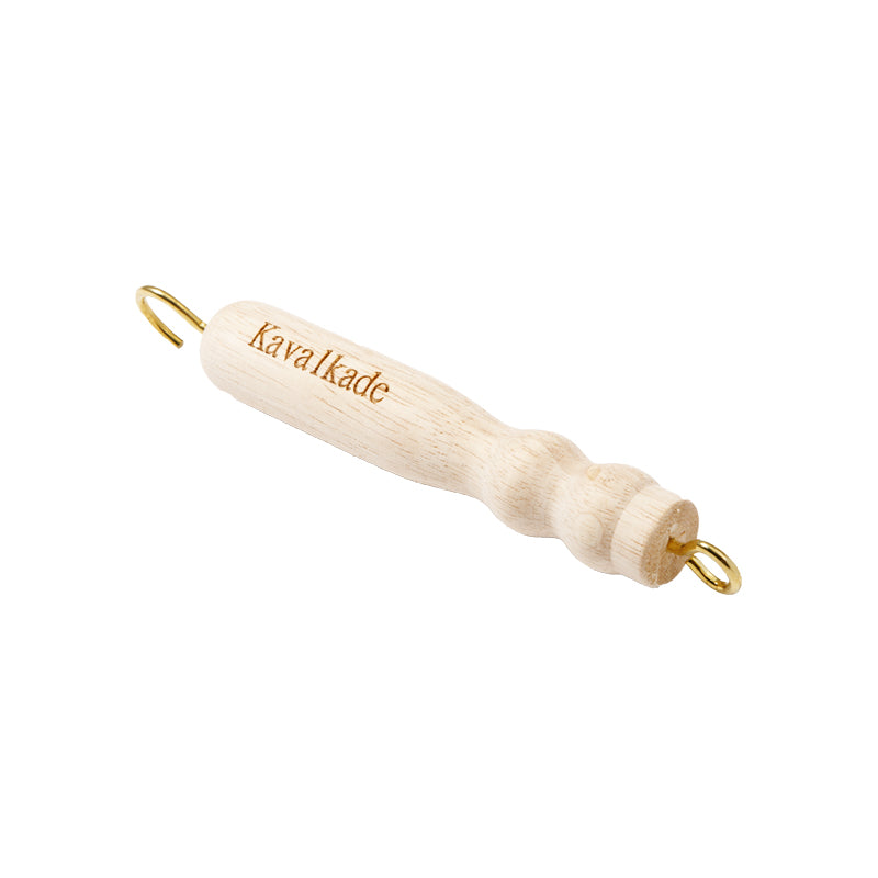 Full view of the Kavalkade Wooden Handle Zip Aid on a white background