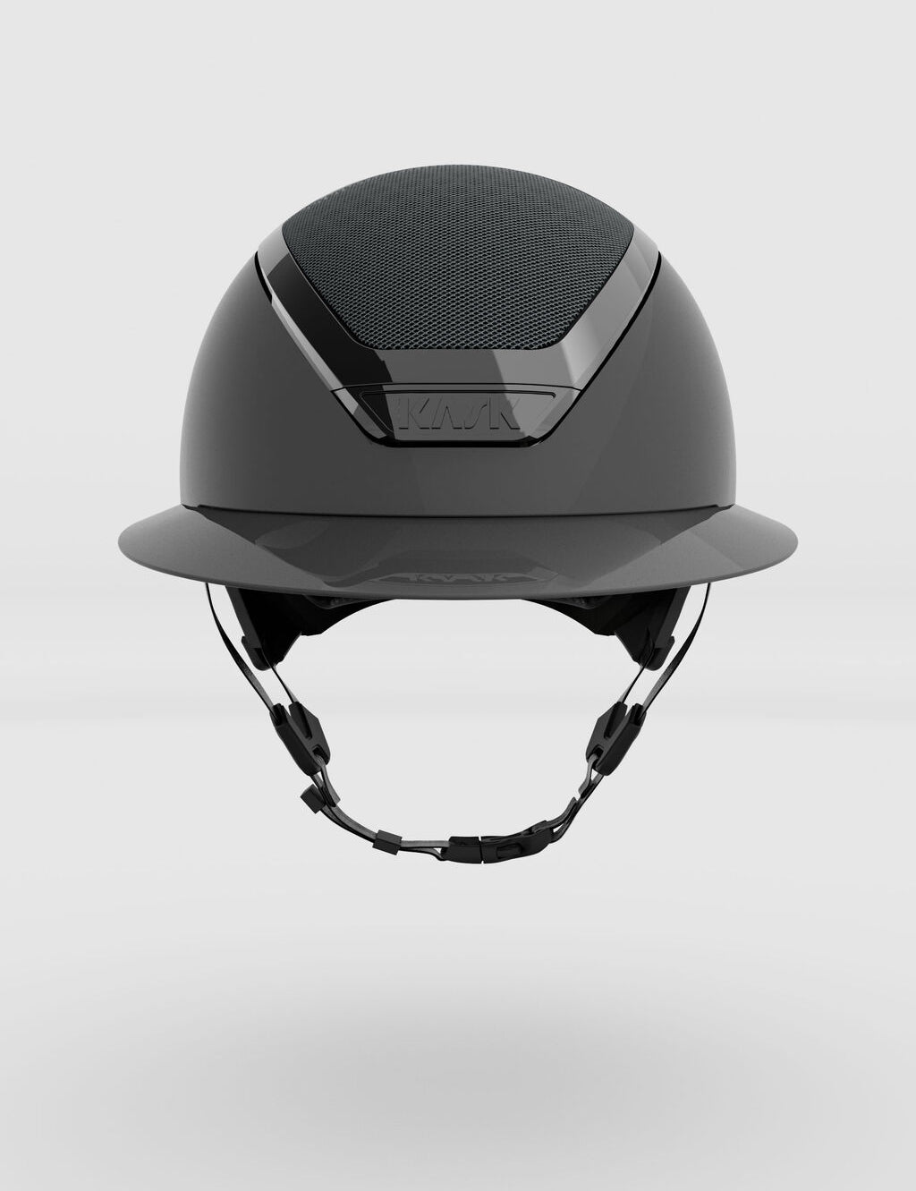 Front view of the anthracite Star Lady Pure Shine Helmet on a plain background