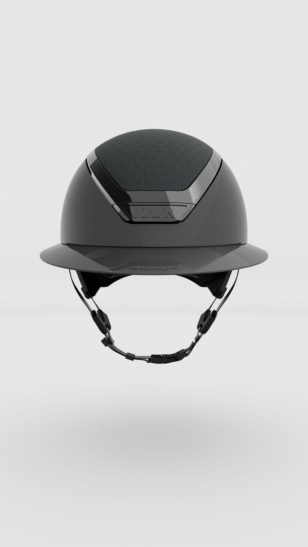 Front view of the anthracite Star Lady Pure Shine Helmet on a plain background