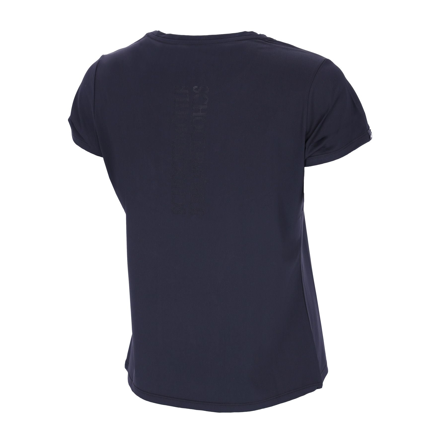 Back view of the Black Schockemohle Nola T-Shirt on a white background