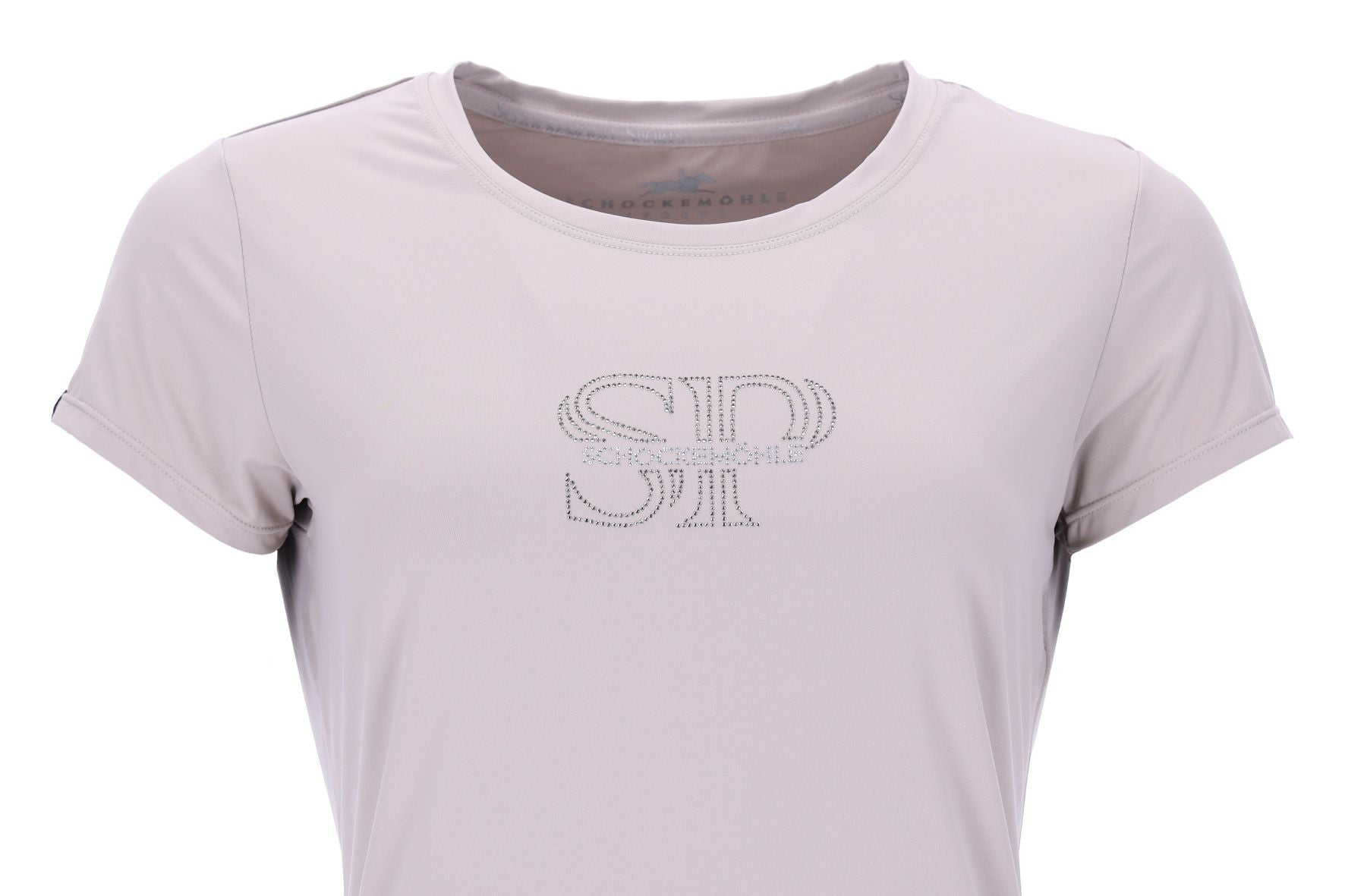 Close-up front view of the Stone Schockemohle Nola T-Shirt on a white background