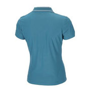 Back view of the Schockemohle Miley T-Shirt in teal on a white background