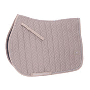 Side view of the Stone Schockemohle Ceramica Jump Saddle Pad on a white background