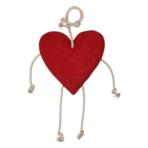 Back view of the TuffRider Heart Horse Toy on a white background