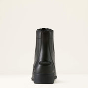 Back view of the Ariat Kids' Scout Zip Paddock Boot on a plain background