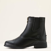 Side view of the Ariat Kids' Scout Zip Paddock Boot on a plain background