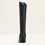 Back view of the black Ariat Palisade Field Boot on a plain background