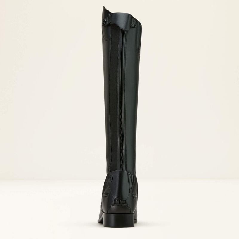 Back view of the black Ariat Palisade Field Boot on a plain background