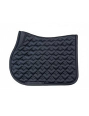 Side view of the navy PS of Sweden Heart Jump Pad on a white background