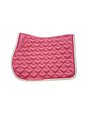Side view of the pink PS of Sweden Heart Jump Pad on a white background
