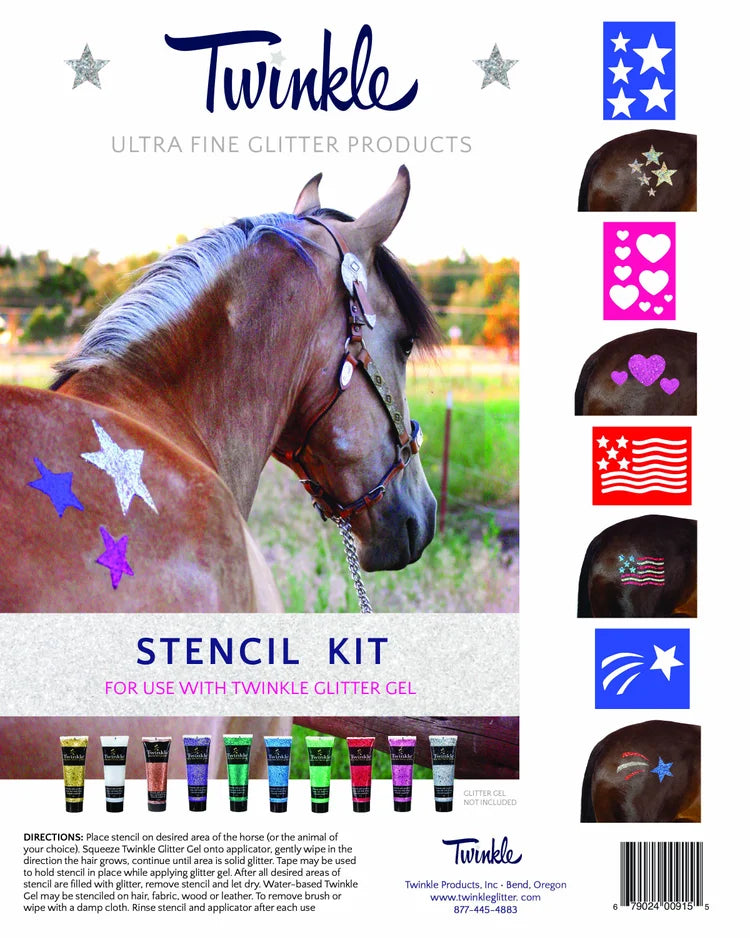 Twinkle Hearts & Stars Stencil Kit