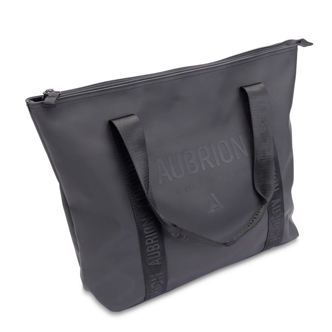 Front view of the Aubrion React Tote Bag on a white background