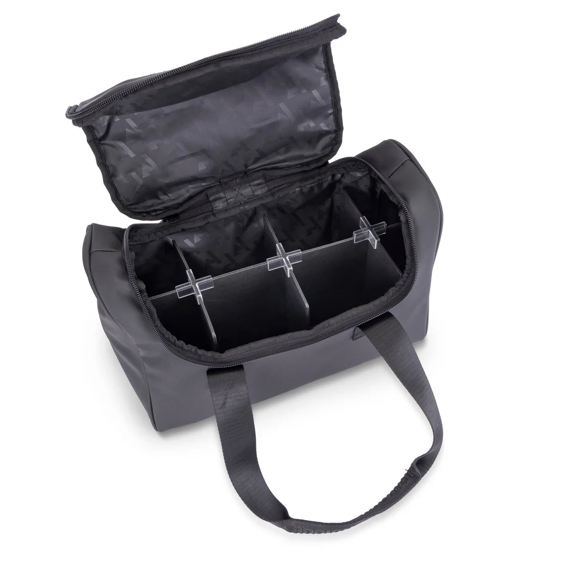 Top open view of the Aubrion React Groomking Kit Bag on a white background