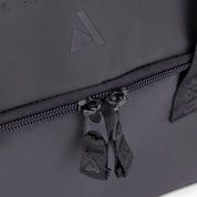 Close-up view of the zippers on the Aubrion React Groomking Kit Bag