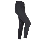 Side view of the black Aubrion Optima GX Breeches on a white background