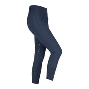 Side view of the navy Aubrion Optima GX Breeches on a white background