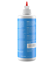 Back view of a bottle of Andis Clipper Oil on a white background