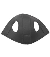 Full view of the black Neoprene Head Bumper on a white background