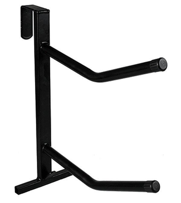 Angled front view of the Jacks PVC Coated Saddle Rack on a white background