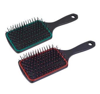 View of 2 Mane and Tail Deluxe Brush side by side on a white background