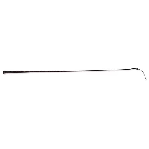 Full view of the Fleck Superflex Dressage Whip on a white background
