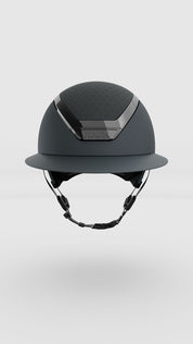 Front view of the anthracite KASK Star Lady Chrome on a plain background
