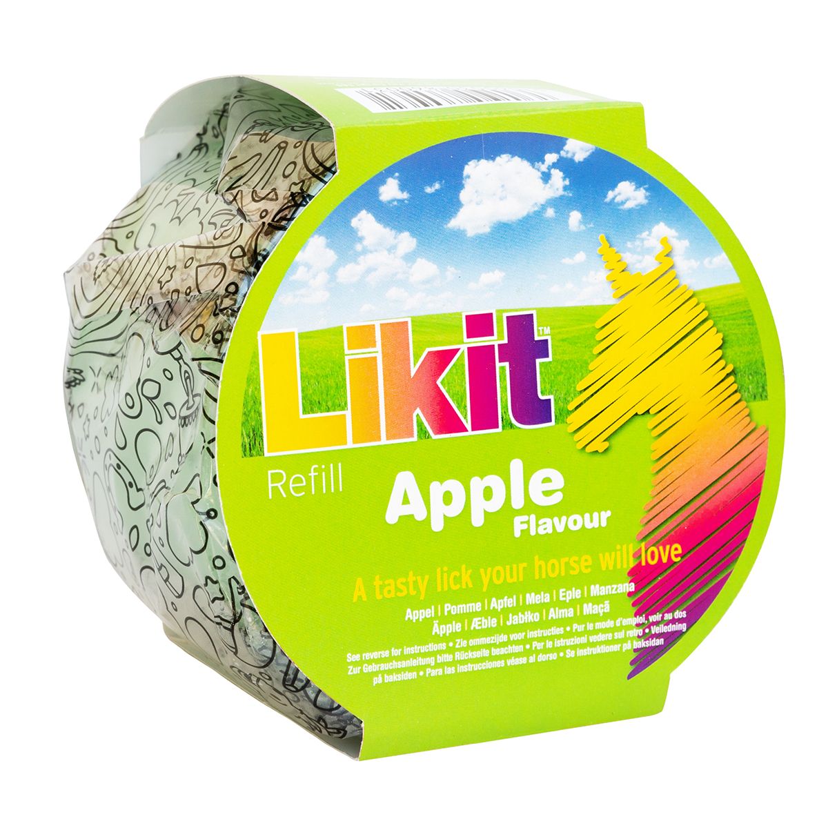 Front view of the Apple Likit Refill in original packaging on a white background
