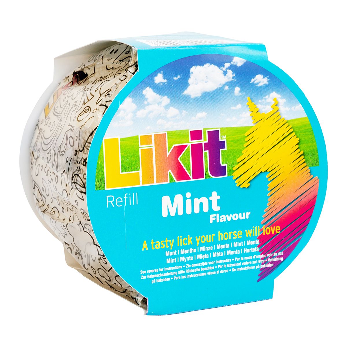 Front view of the Mint Likit Refill in original packaging on a white background