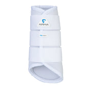 Shires Equestrian ARMA NX-MAX brushing boot in white with three hook-and-loop straps
