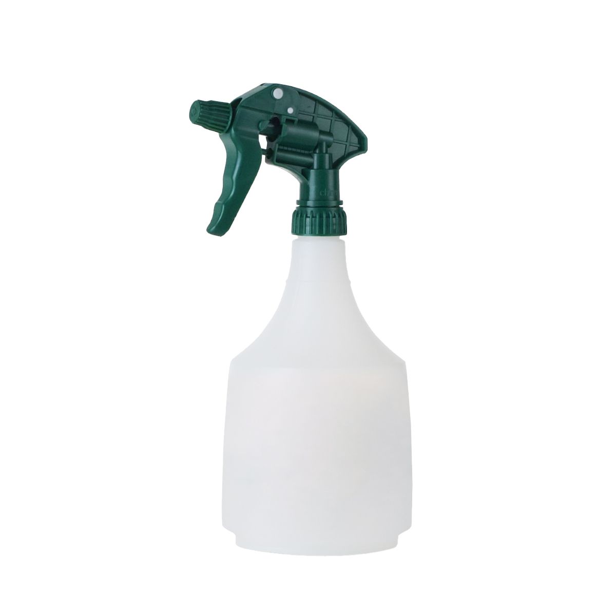 Front view of the green Little Giant Spray Bottle on a white background
