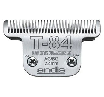 View of the Andis T-84 Clipper Blade on a white background