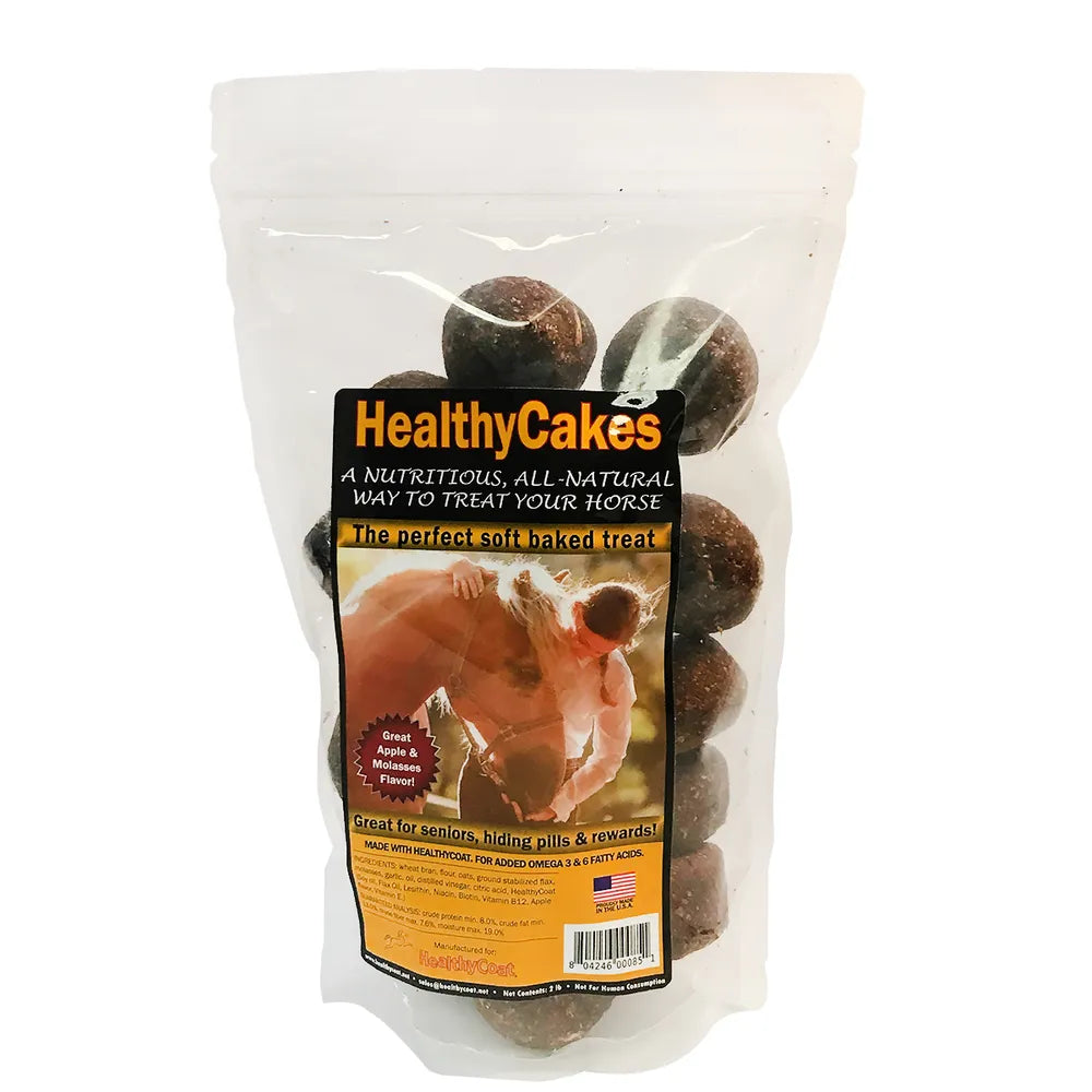 Front view of a ba of HealthyCakes soft baked treats