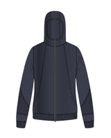 Equestro Technical Hooded Sweatshirt With Micro-Mesh Inserts
