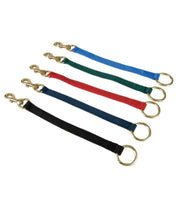 Side-by-side views of 5 different colors of the Jacks Nylon Quick Fix Bucket & Utility Strap on a white background