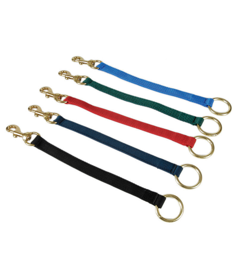 Side-by-side views of 5 different colors of the Jacks Nylon Quick Fix Bucket & Utility Strap on a white background