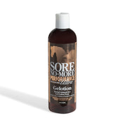 Front view of a 12 oz bottle of Sore No-More Ultra Performance Gelotion on a white background