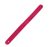 Full view of the red Plastic Sweat Scraper on a white background