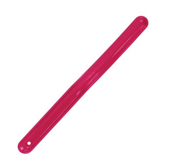 Full view of the red Plastic Sweat Scraper on a white background