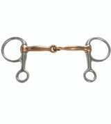 Jacks Half Cheek Jointed Copper Snaffle Bit