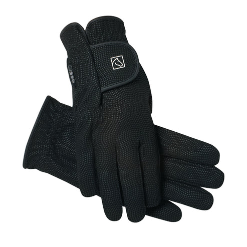 Top view of a black pair of SSG Digital Winter Glove on a white background