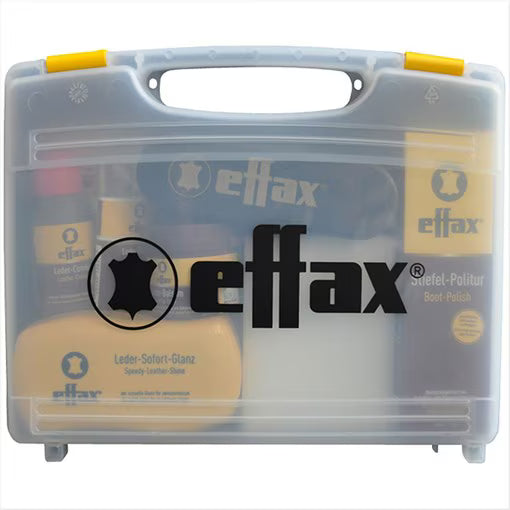 Front view of the Effax Leather-Care-Case on a white background